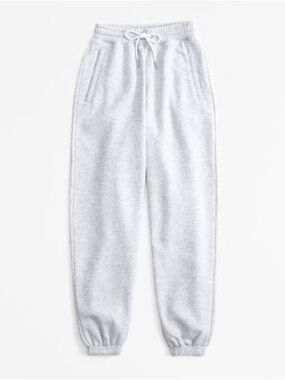 Abercrombie Sunday High Rise Gray Joggers M VGUC